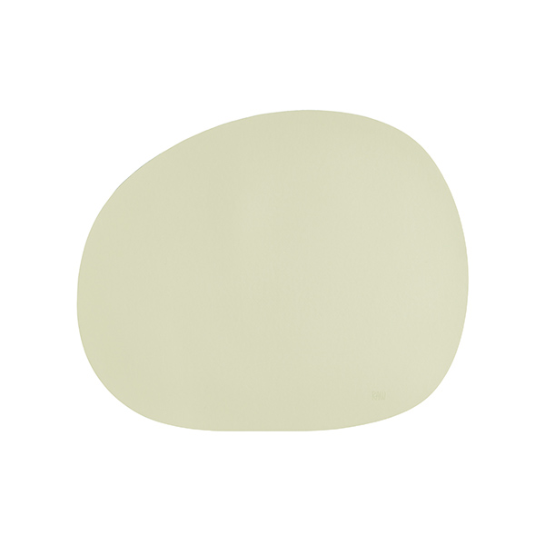 Aida - RAW Silicone dækkeserviet  Spring sand/lime - soft surface 1 stk. 41 x 33,5 cm