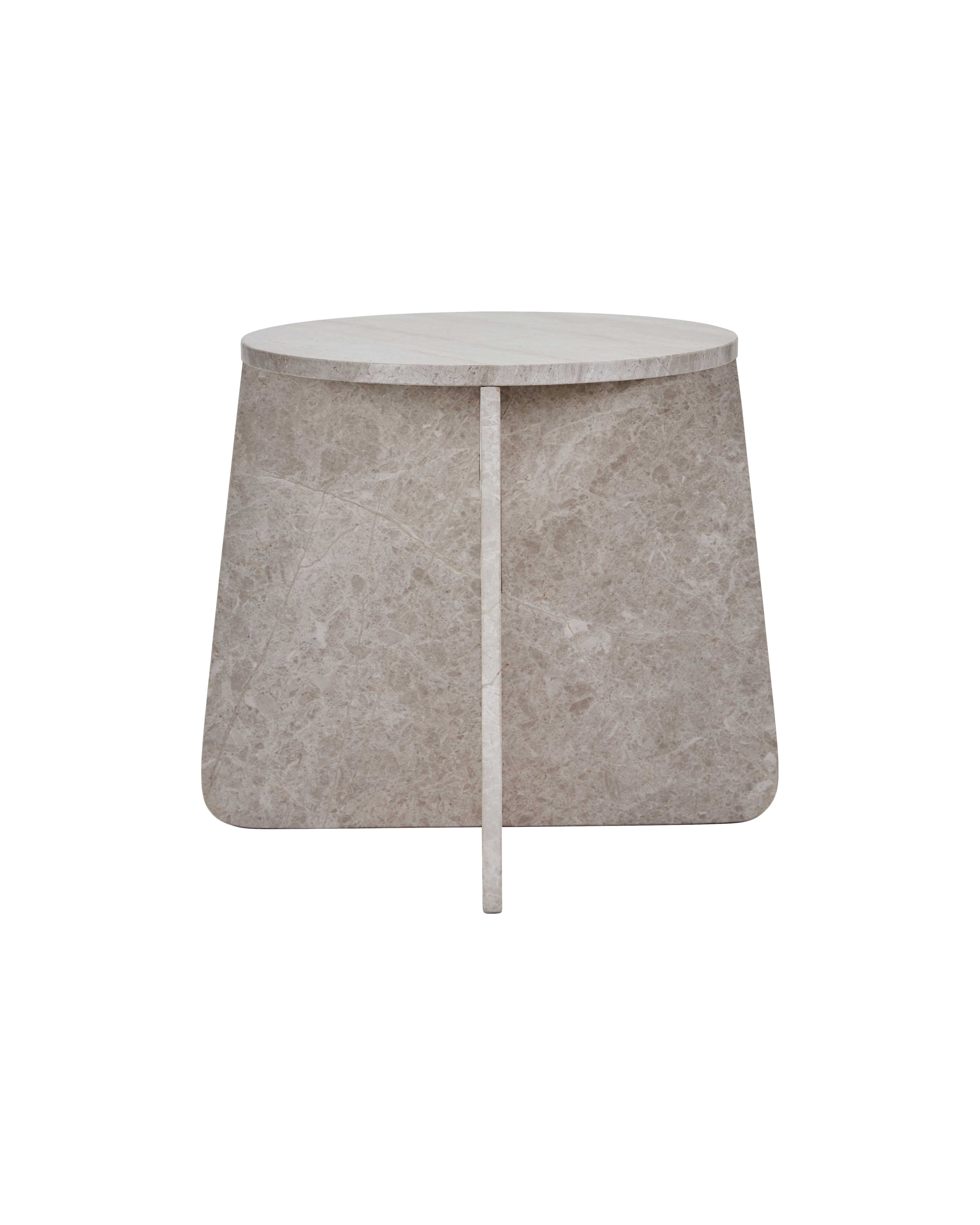 House Doctor - Sidebord, Marb, Beige