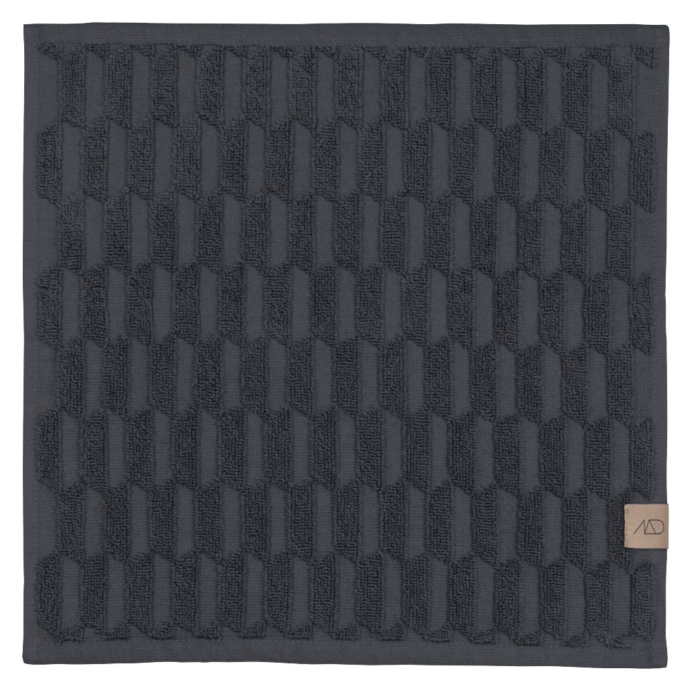 GEO Fingertip håndklæde, 30 x 30 cm, anthracite, 3 stk.