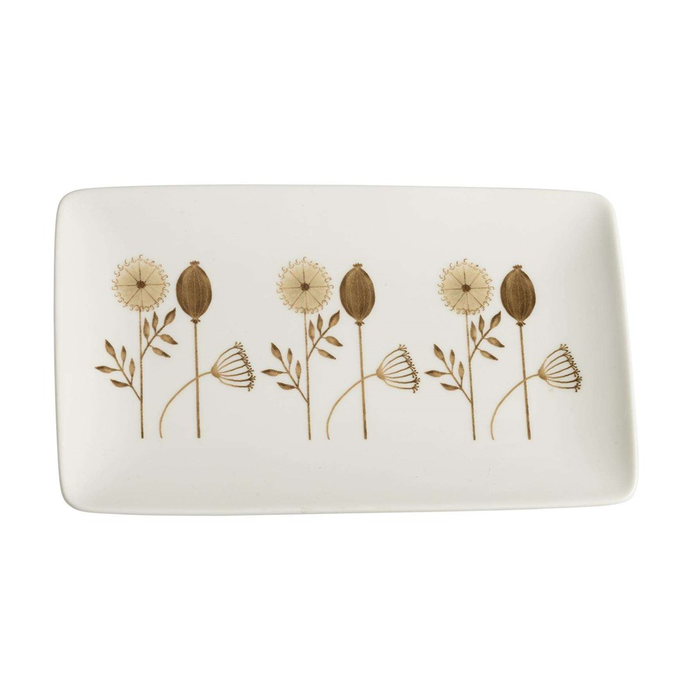 Nääsgränsgården - Plate Seed, beige L.21cm, B.13cm