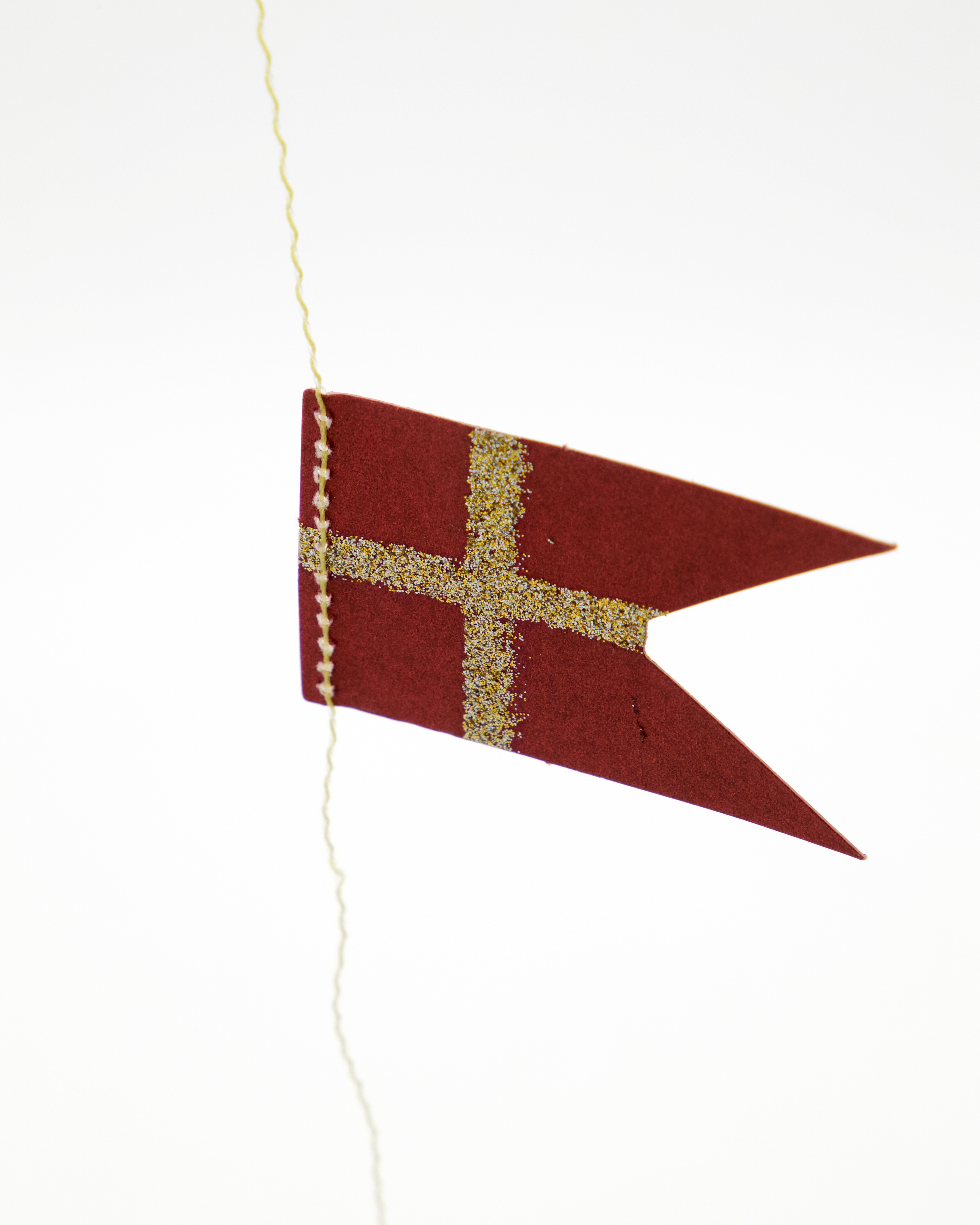 Guirlande, Flags, Rød, Champagne