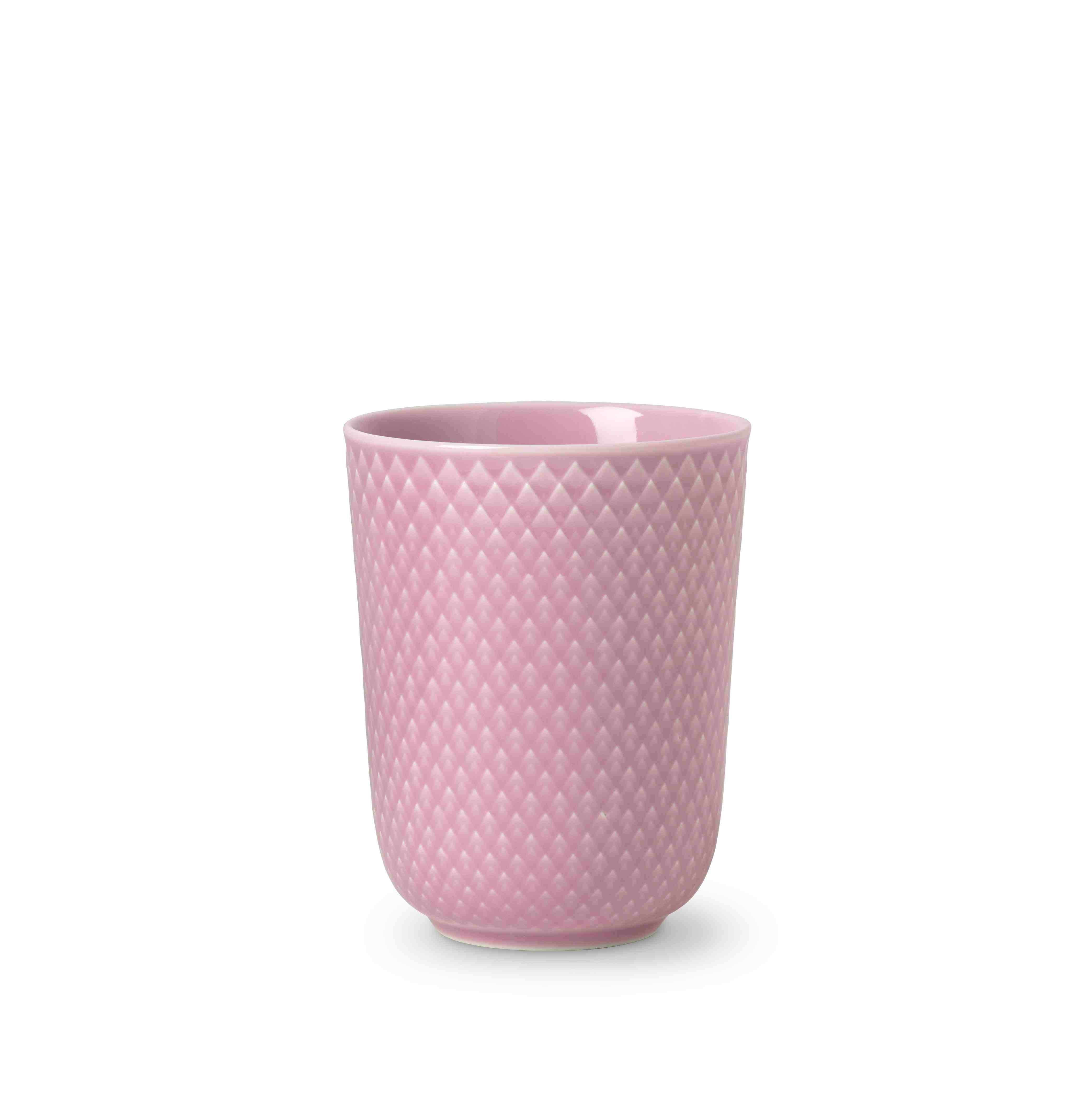 Rhombe Krus 33 cl rosa porcelæn