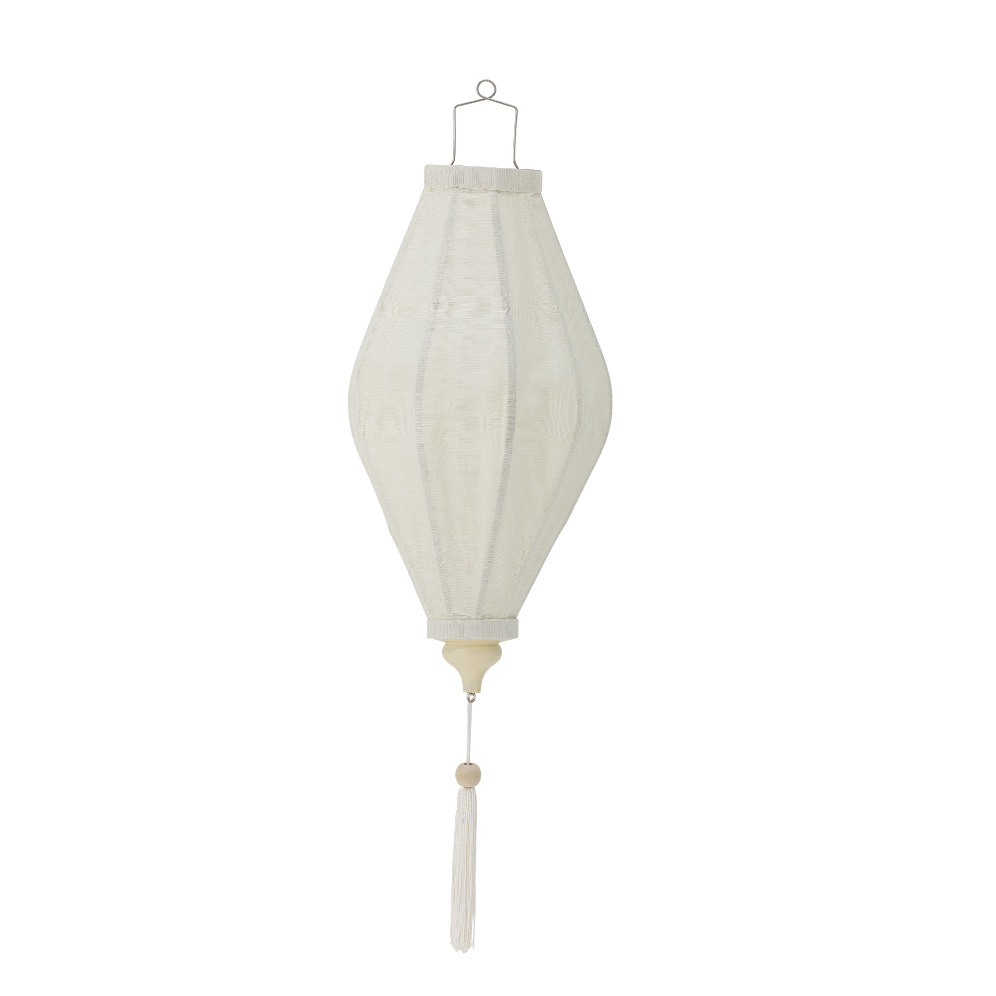 Bloomingville - Pomp Deko, Hvid, Polyester, D26xH50 cm