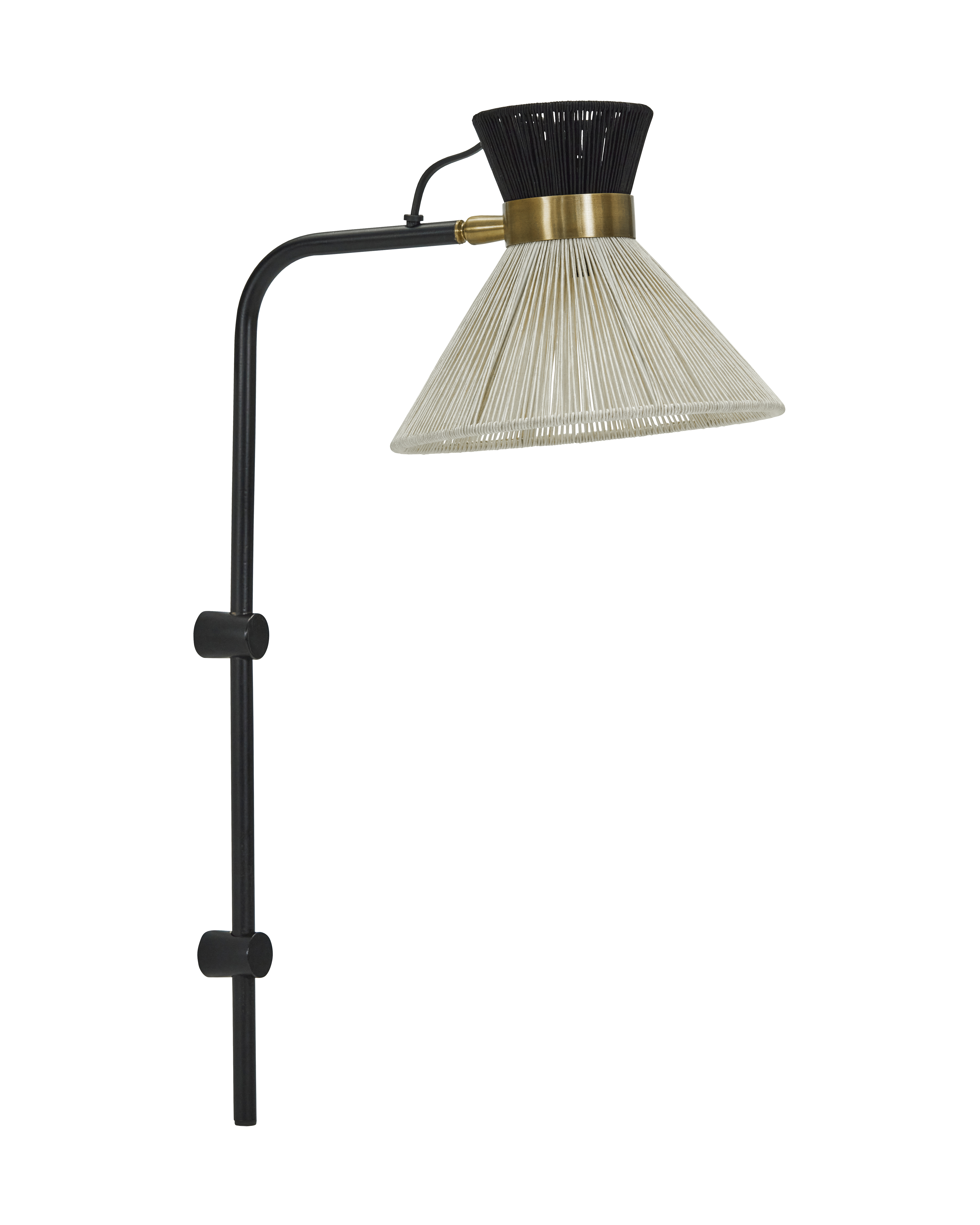 House Doctor - Væglampe, Cord, Sort