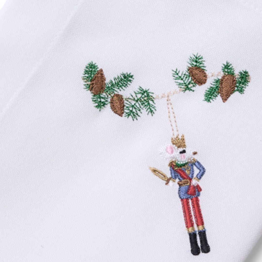 Langkilde & Søn - Juleserviet med musekonge, 50 x 50cm
