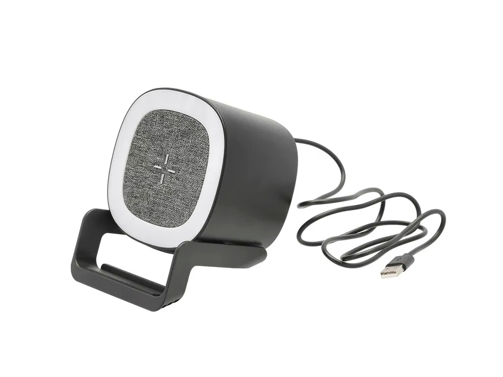 Still - Højtaler med oplader og lampe, Sort