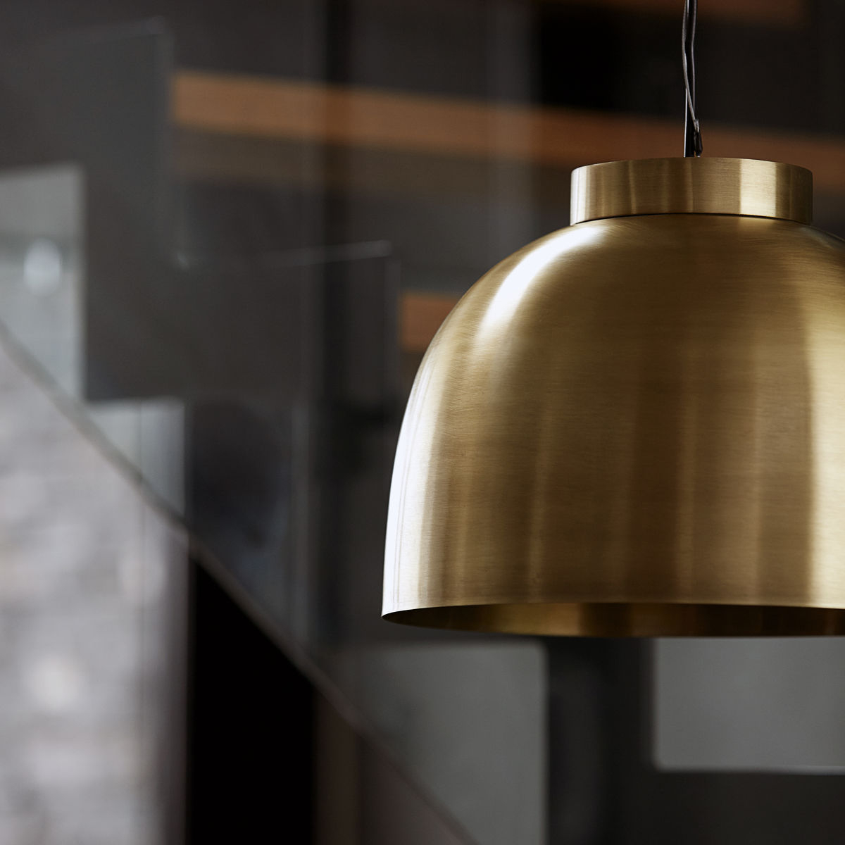 Lampe Bowl, messing Lampe Bowl, messing