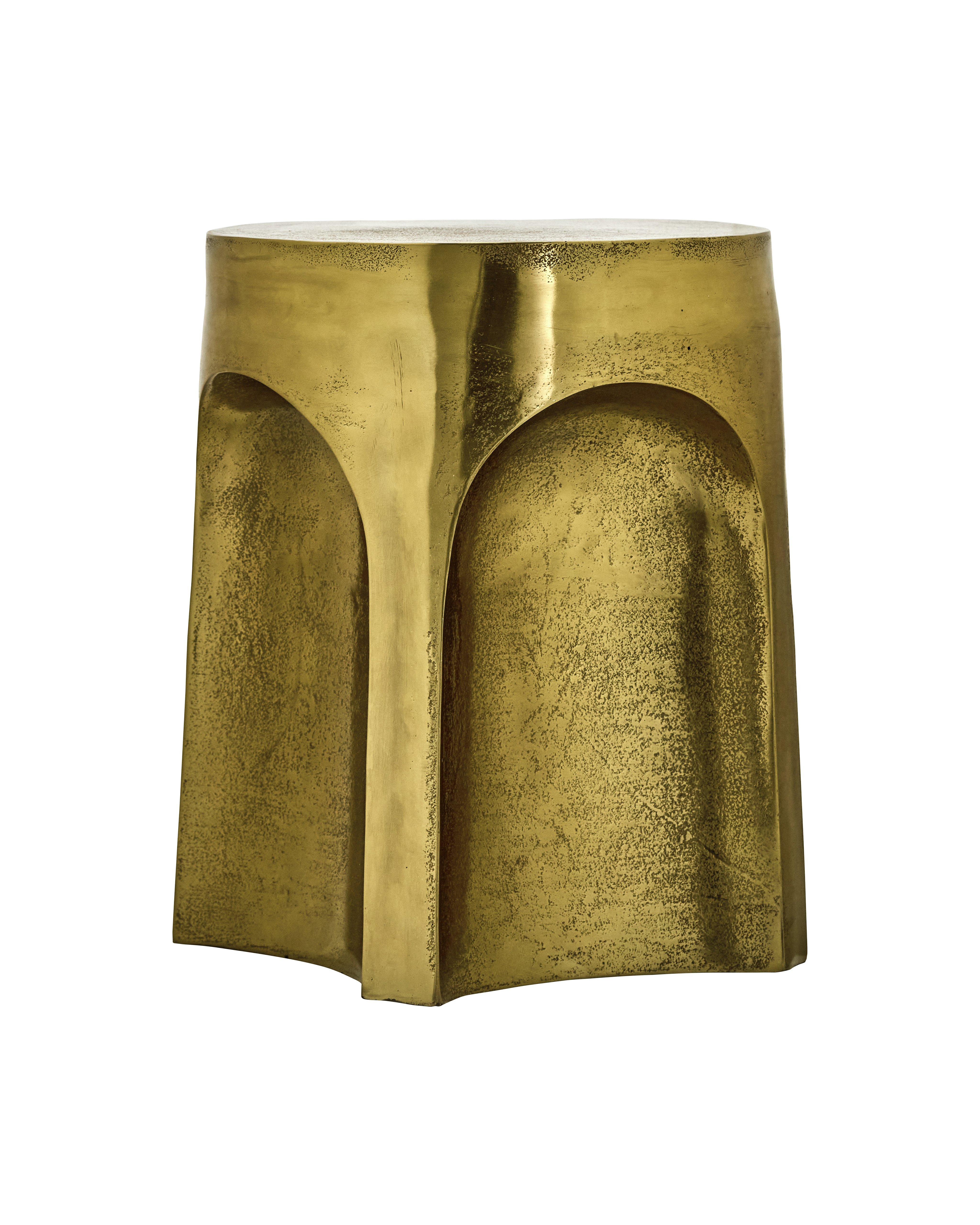 House Doctor - Sidebord, Riga, Antik guldfinish