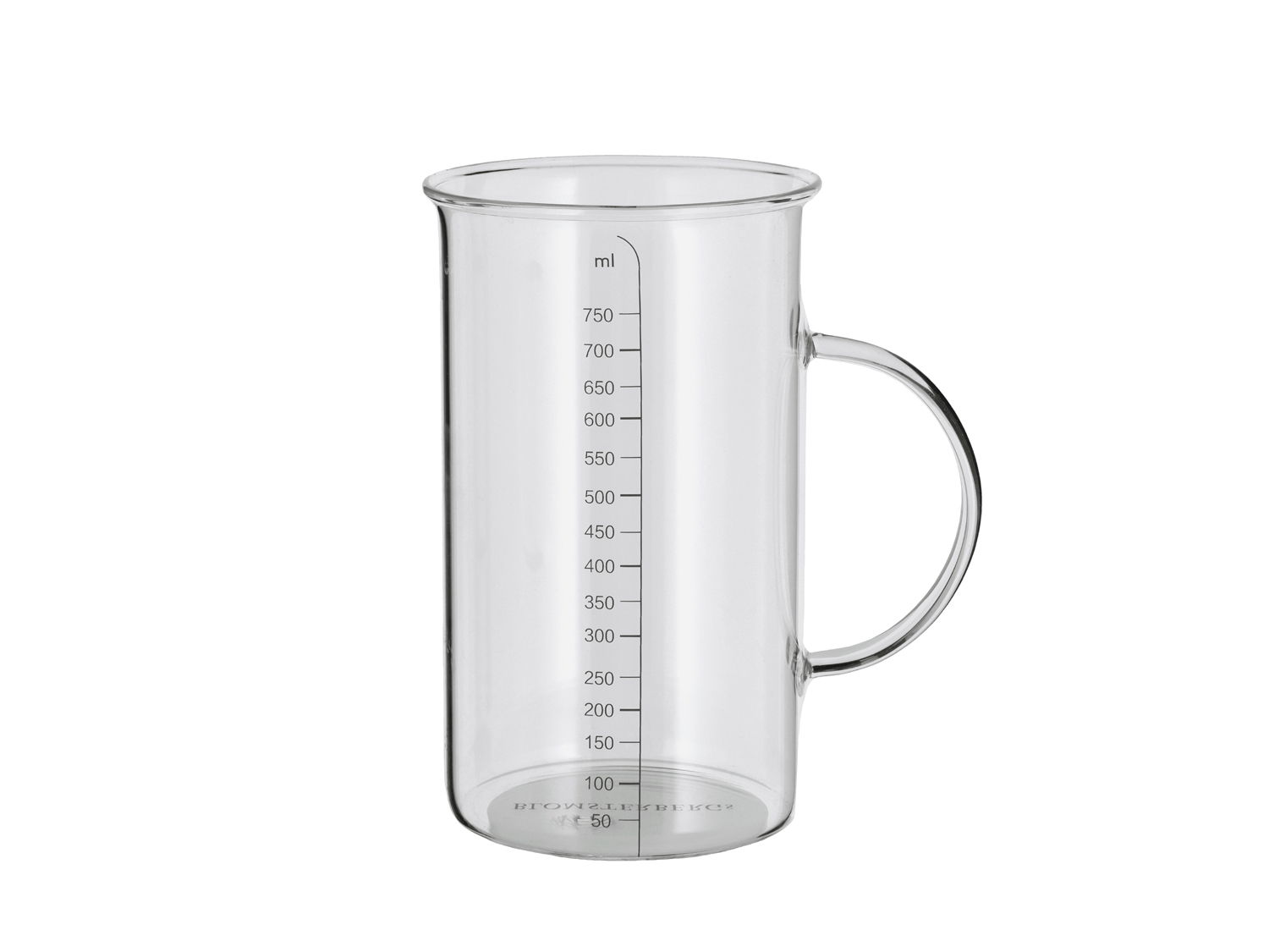 Blomsterberg - Målekande 750 ml Borosilikatglas