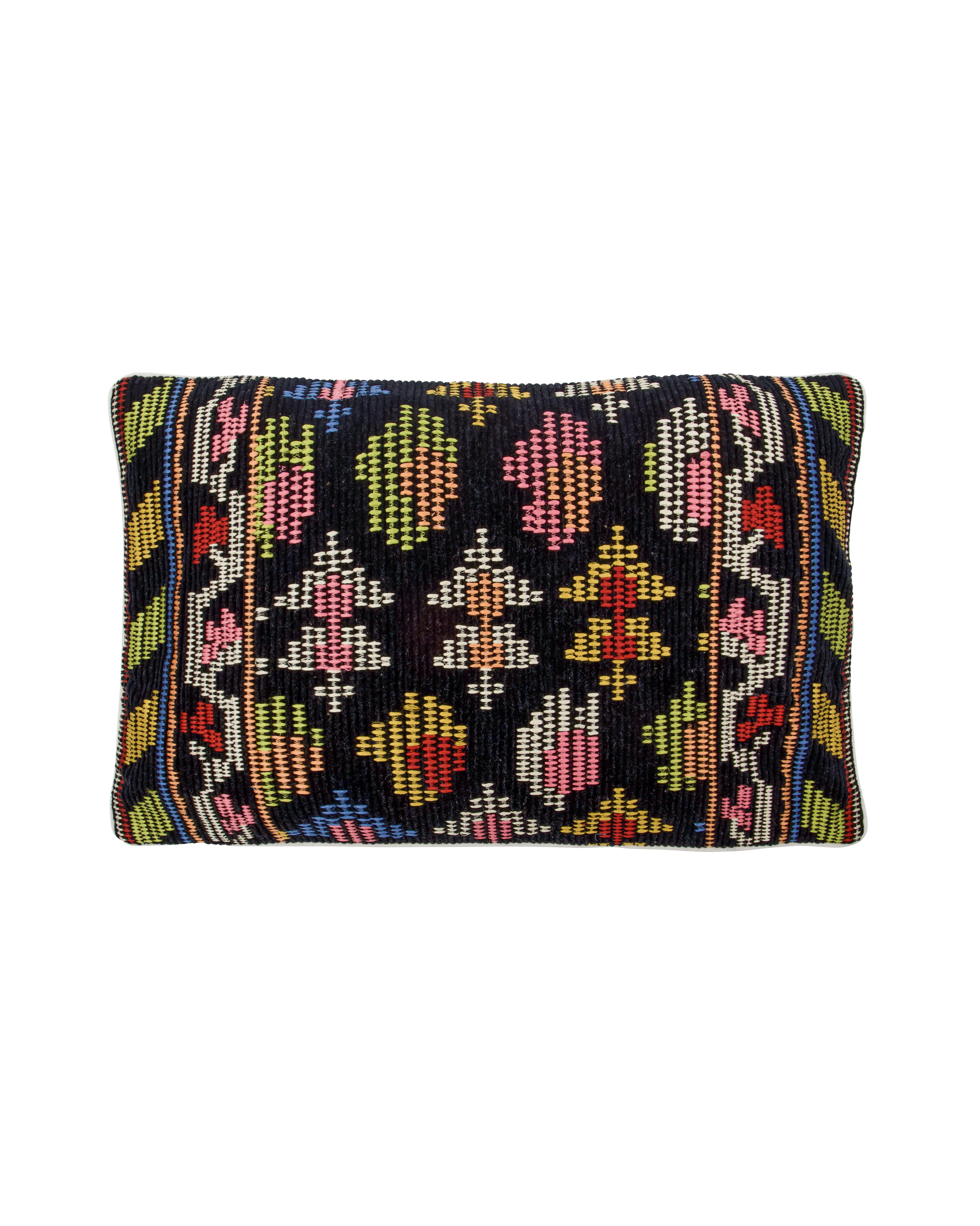 House Doctor - Pudebetræk, Etni, Sort, Multi