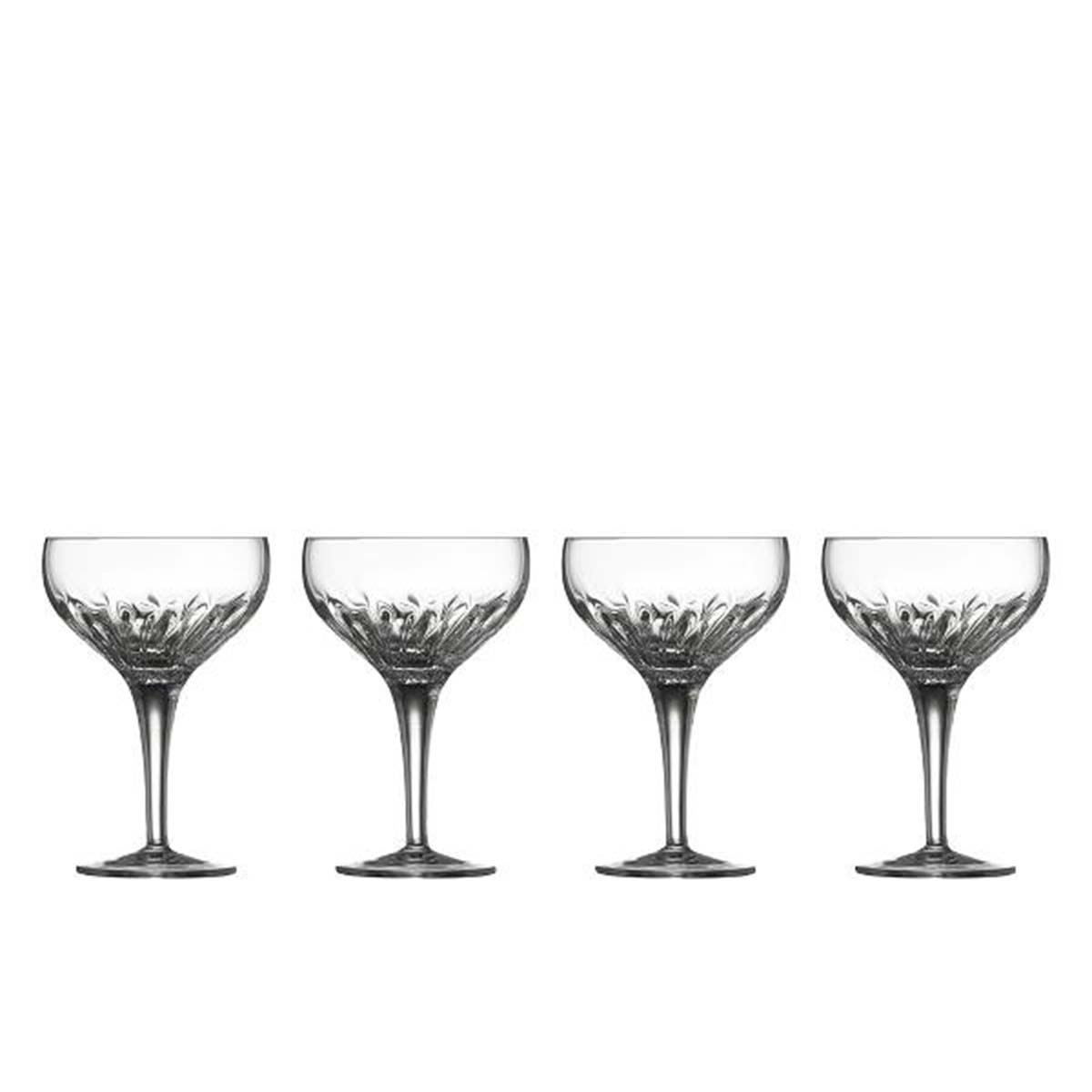 Luigi Bormioli Mixology Cocktailglas 14 cm 22,5 cl 4 stk. Klar