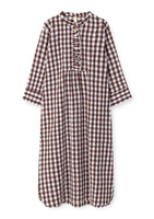 Juna - Bæk&Bølge Sonja dress S/M chokolade/hvid