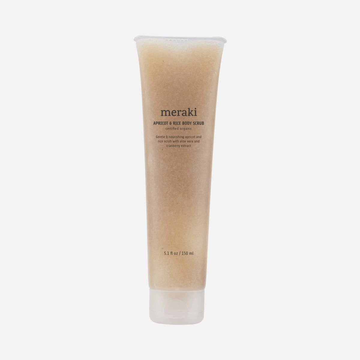 Meraki, Apricot and rice body scrub Meraki, Apricot and rice body scrub