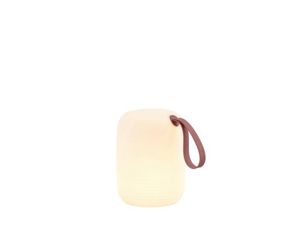 Se Villa Collection - Hav Loungelampe Dia 12,5 x 15,5 cm Hvid/rød hos Rikki Tikki Shop