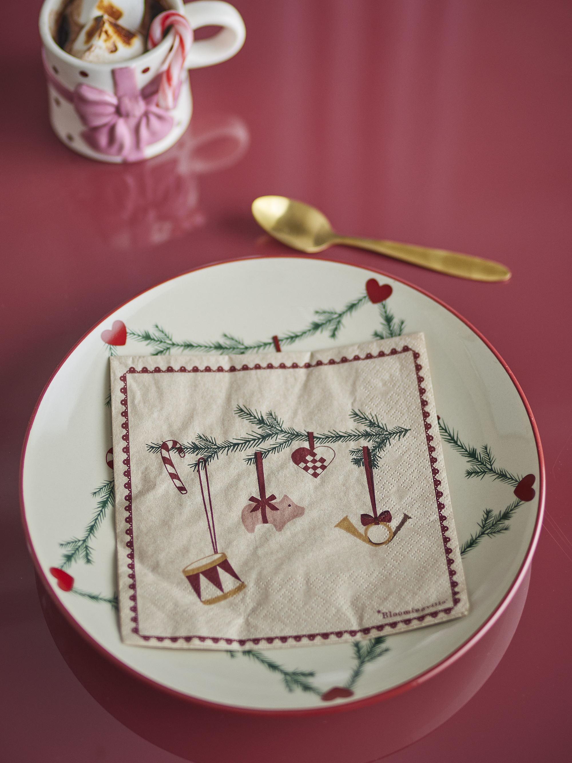 Yule Serviet, Natur, FSC®Recycled, Paper, L33xW33 cm, Pack of 20