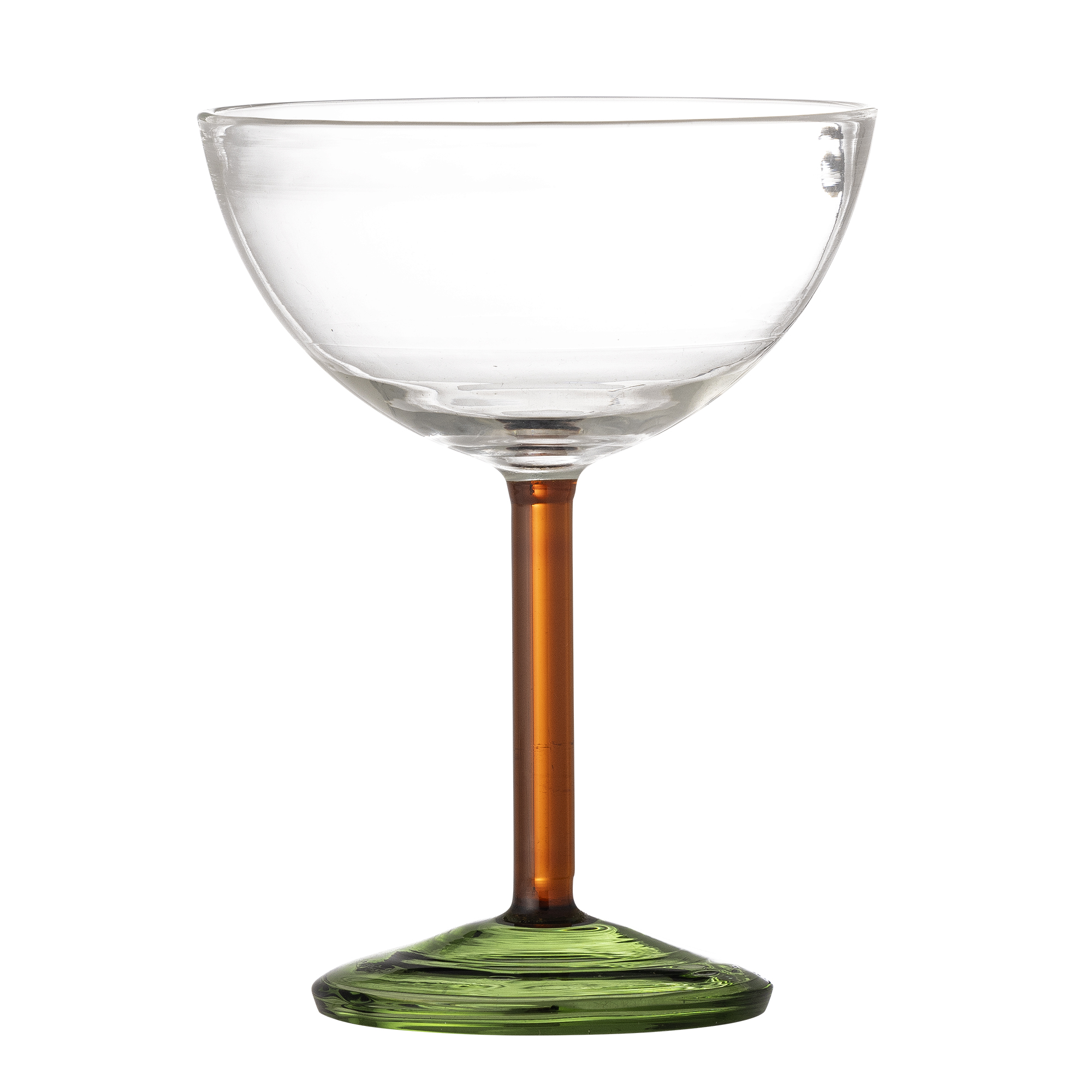Bloomingville - Martine Cocktailglas, Multifarvet, Glas, D11xH14,5 cm billede