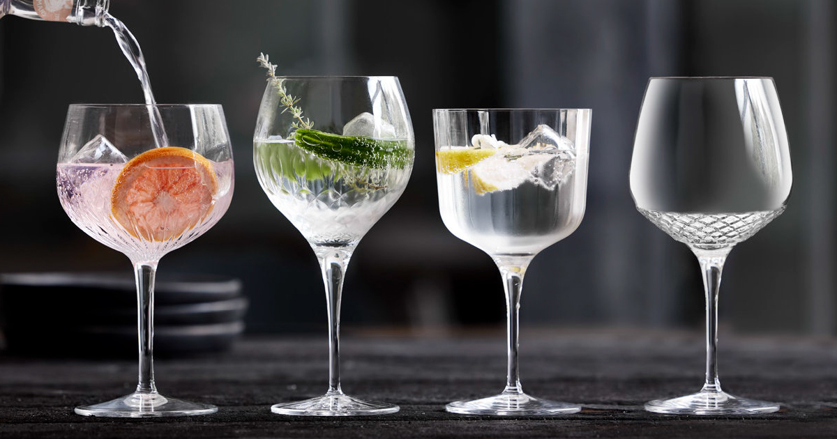 Gin & tonic-glas Luigi bormioli selection 4 stk.