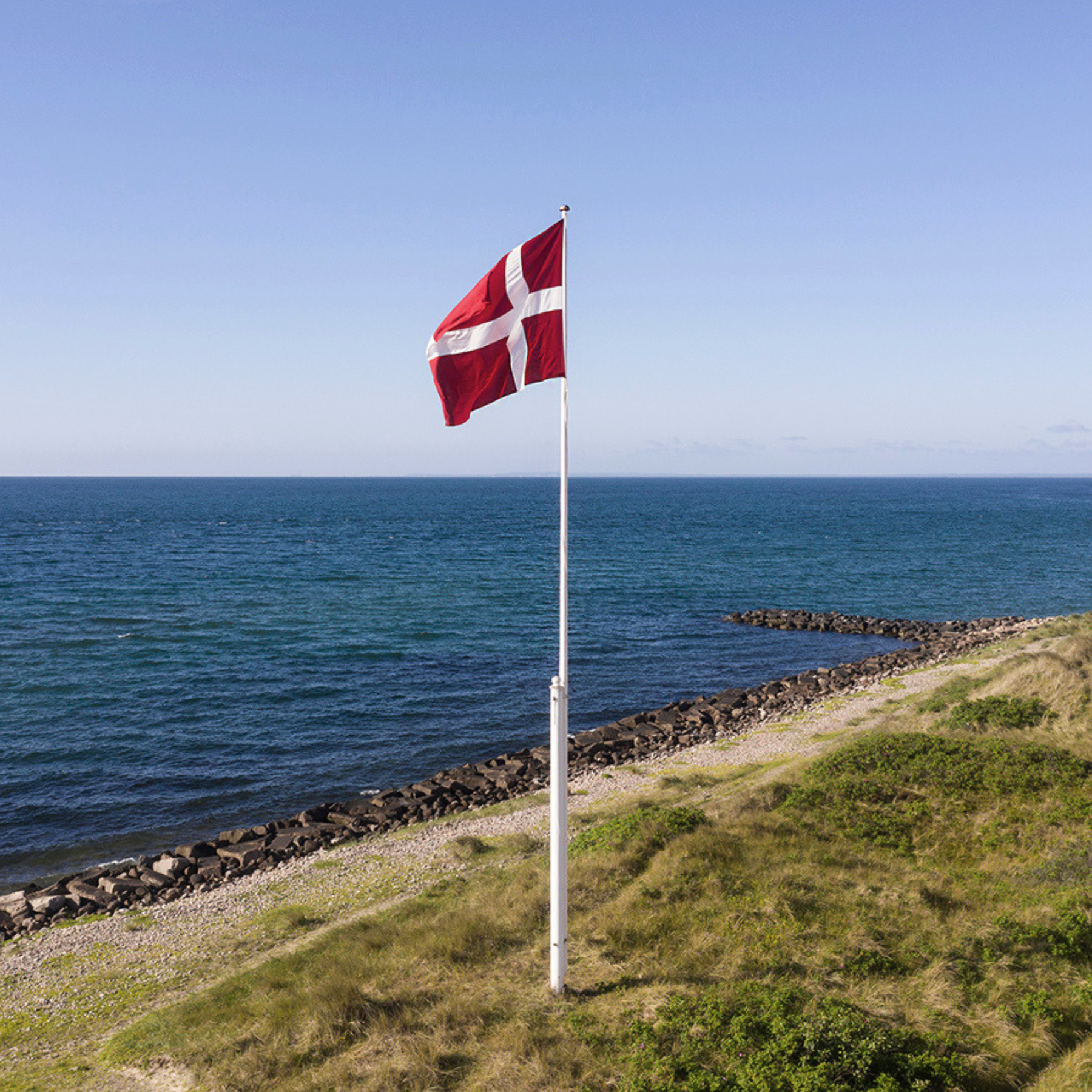12m flagstang Dannebrog 1219 Jubilæumsflag - Langkilde & Søn