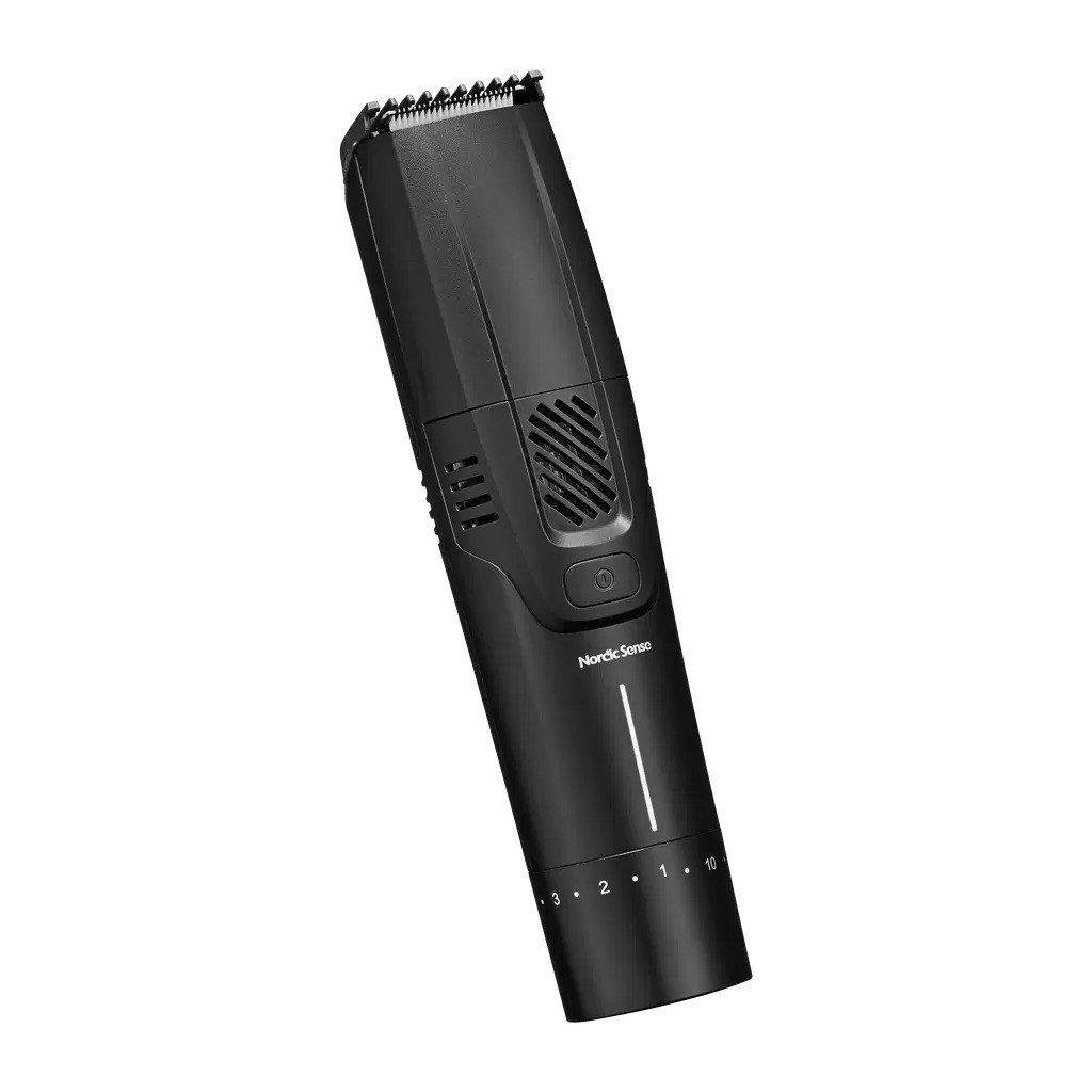 Nordic Sense - Skægtrimmer med sug, Sort