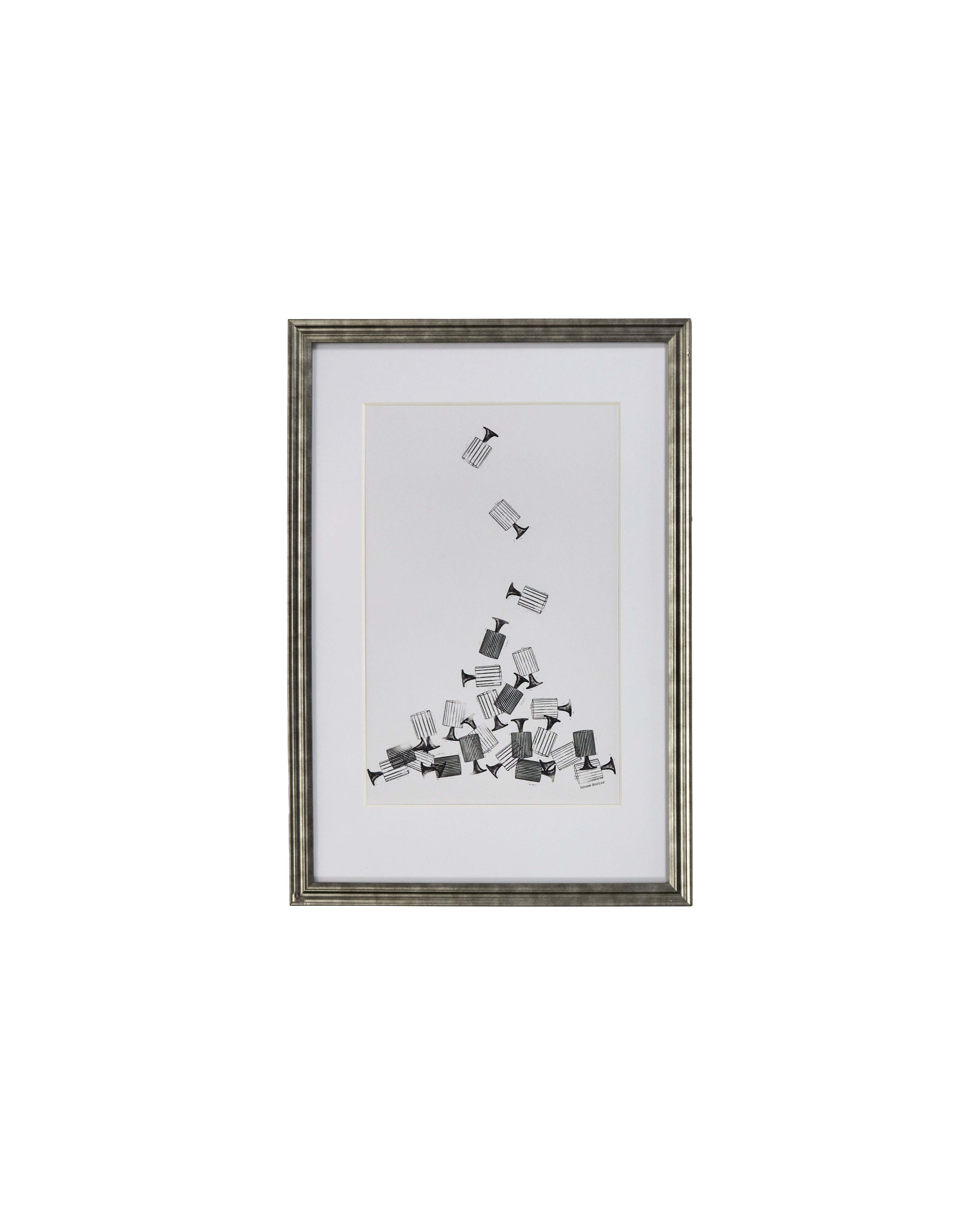 House Doctor - Wall art, Amp, Sort billede