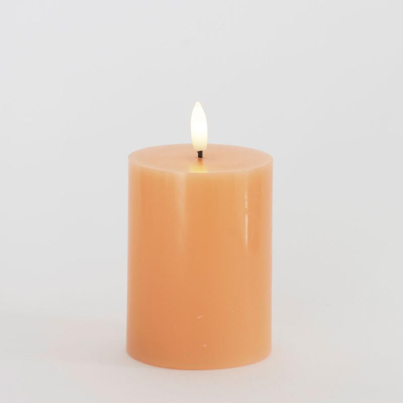 Sirius Sille Bloklys Peach Ø75xh10cm