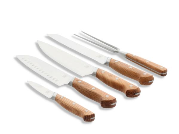Morsø Foresta Knivsæt 5 dele Eg/Rustfrit stål*