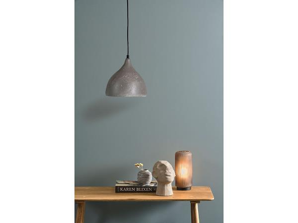 Villa Collection Bordlampe Dia. 12 x 24 cm Brun Glas* Villa Collection Bordlampe Dia. 12 x 24 cm Brun Glas*