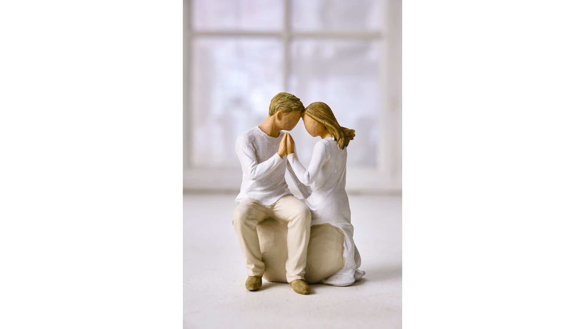 Par Sitting Love 18x11x13 cm Cream
