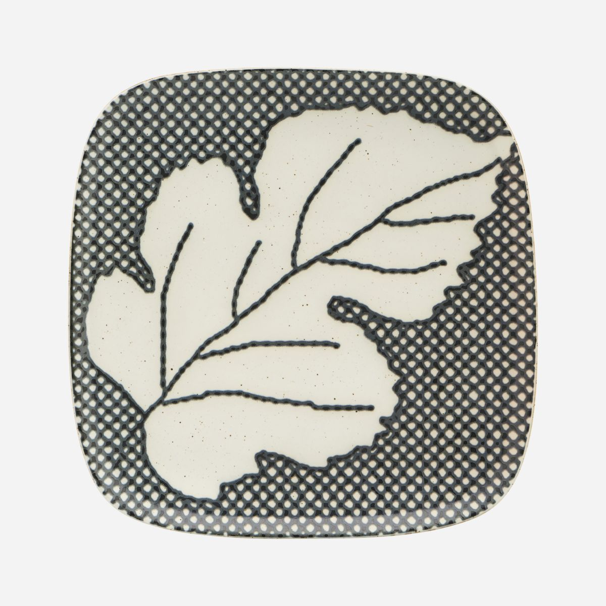 House Doctor - Oak tallerken, Grå/Blå billede