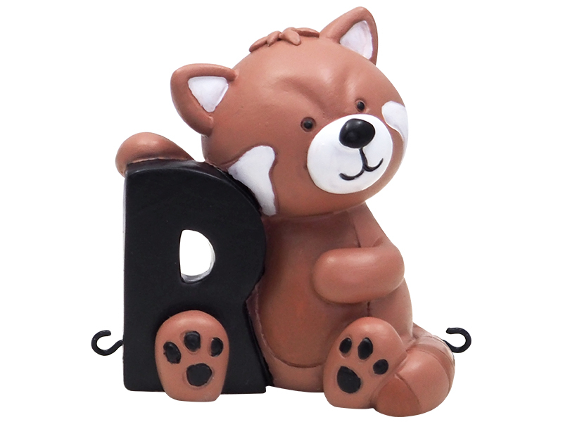 R bogstav med rød panda til navnetog R bogstav med rød panda til navnetog