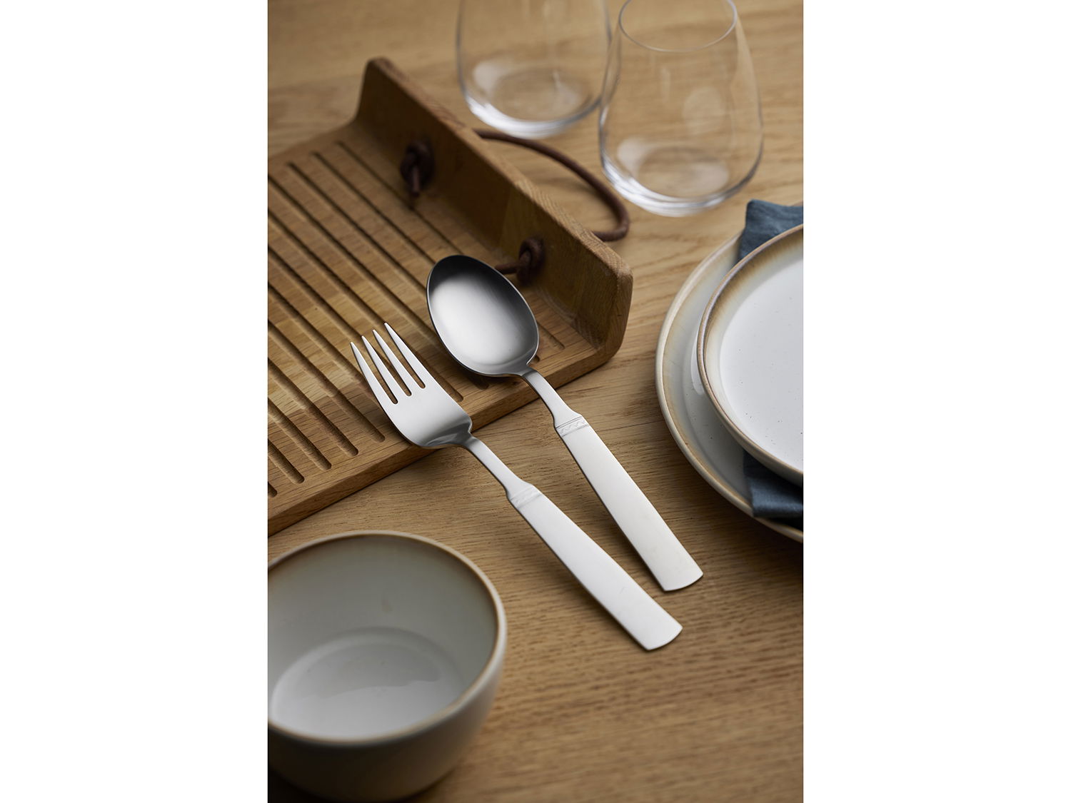 Serveringsske Ranka 22,2 cm Mat stål