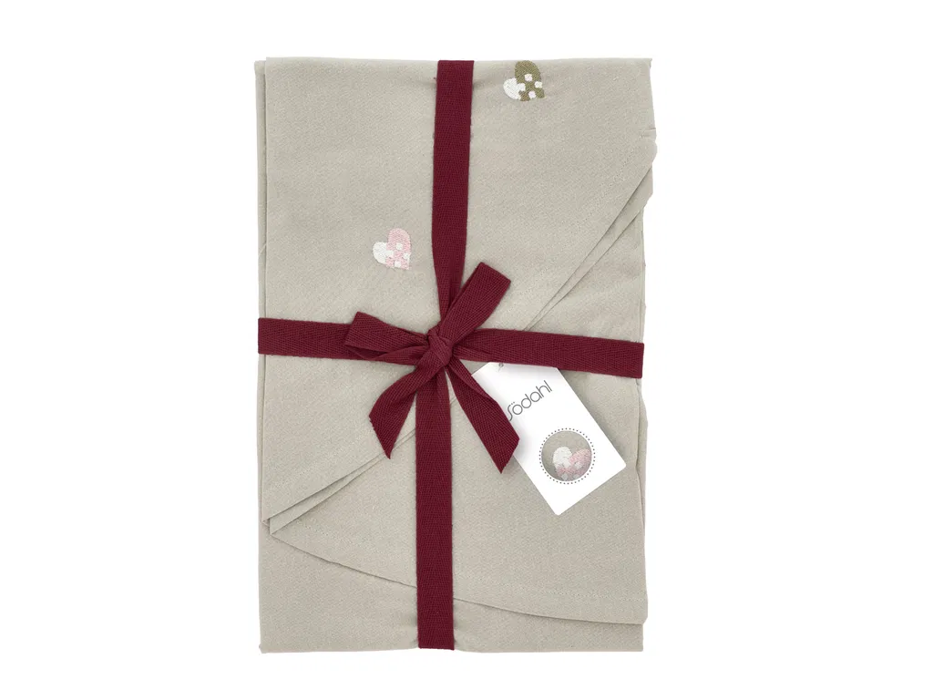 Södahl Juletræstæppe Dia 110 Christmas Hearts Embroidery Rose