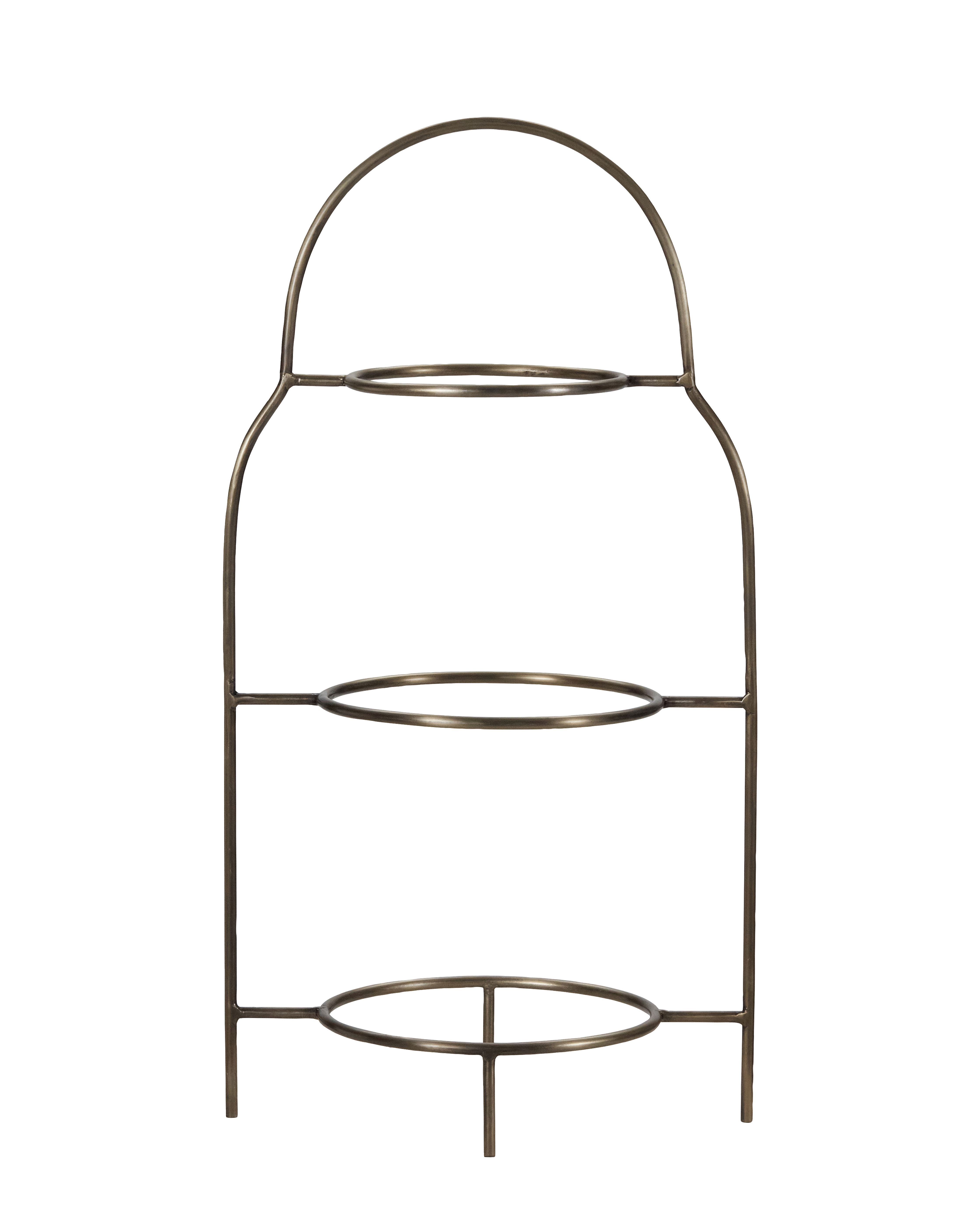 House Doctor - Tallerkenopsats, Sana, Antik messingfinish billede