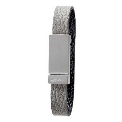 BITZ Servietringe 17 cm 4 stk. Grå/Sort*