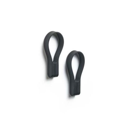 Zone Denmark Loop magnet Håndklædestrop 9 cm 2 stk. Sort