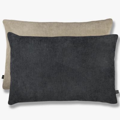 RIBBON Pude, dark grey/light grey*