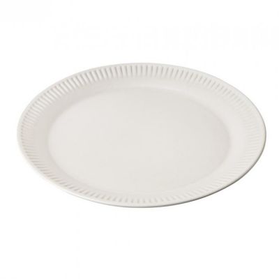 Knabstrup, tallerken, hvid, Ø 19 cm*