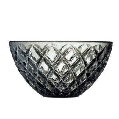 Lyngby Glas Sorrento Skål Dia 12 cm 4 stk. Smoke