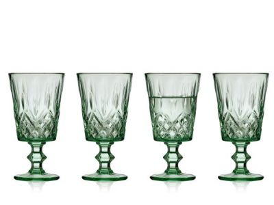Lyngby Glas Sorrento Vinglas 29 cl 4 stk. Grøn