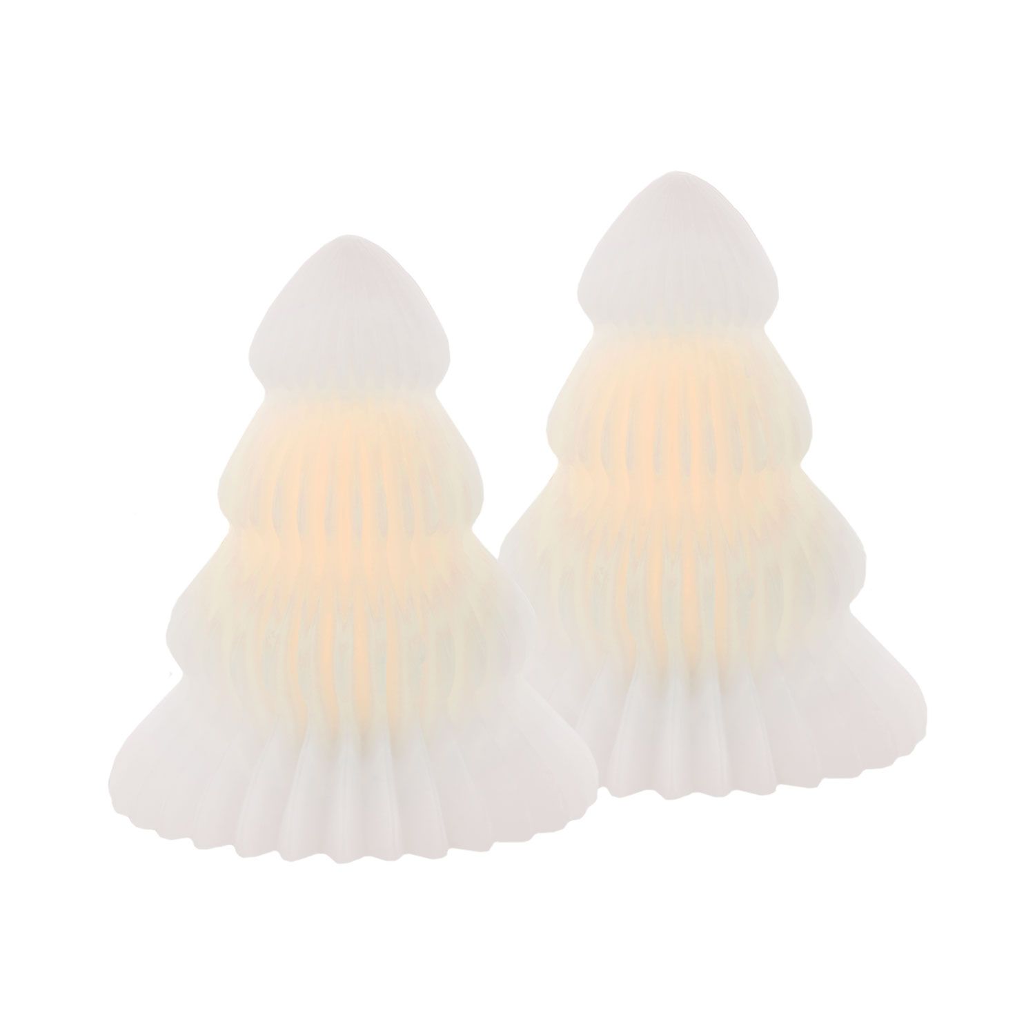 Claire Tree mini, 2 stk set, H7cm, Hvid || Hurtig levering!