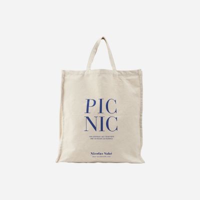Taske/Shopper, Picnic, Hvid*
