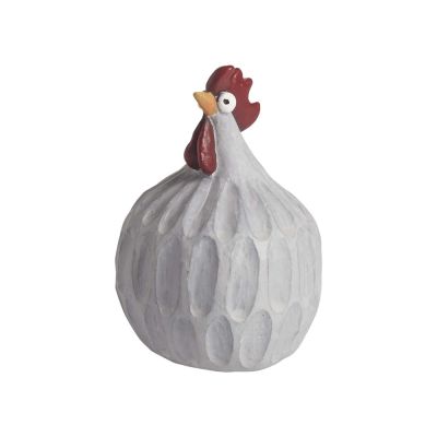 Høne Retro creme, H.8,7cm