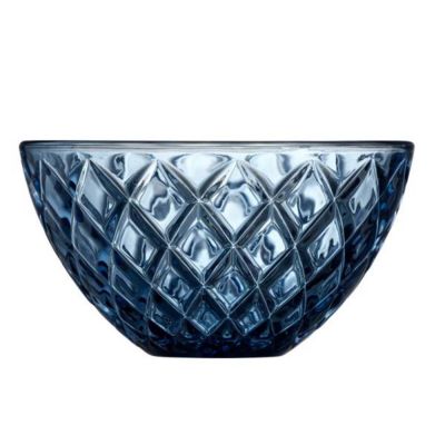 Lyngby Glas Sorrento Skål Dia 12 cm 4 stk. Blå
