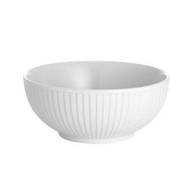 Pillivuyt Plissé Skål Dia 15 cm 60 cl Hvid