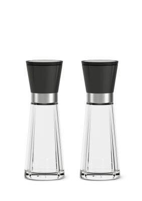 Grand Cru Salt- og pebersæt H20.5 cm sort/stål