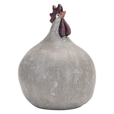 Høne lysegrå H.13cm*