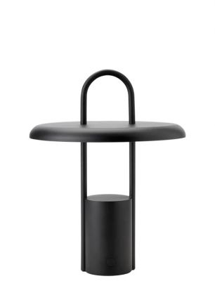 Pier portable LED lampe H 33.5 cm sort