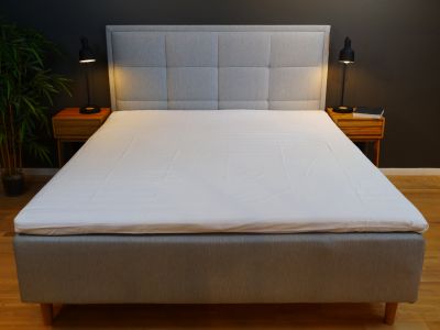 DanaLex bomuldsatin  TC400 kuvertlagen hvid 90x200 cm*