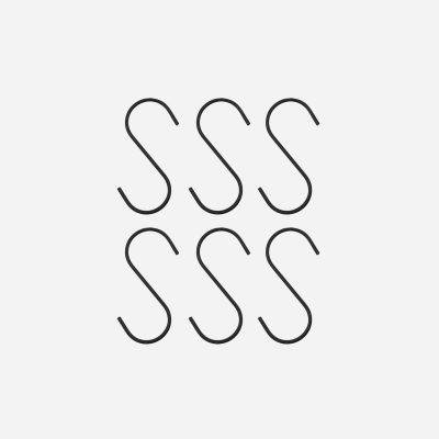 Knage, Snap, Sort H10 cm, 6 stk