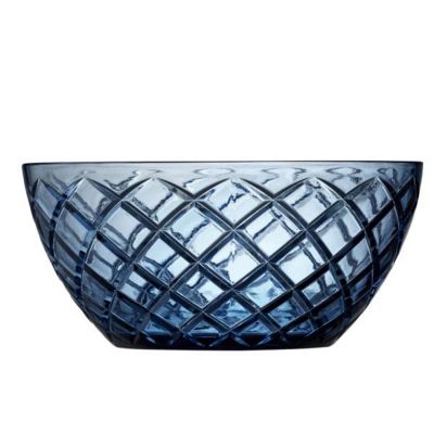Lyngby Glas Sorrento Salatskål Dia 24 cm Blå